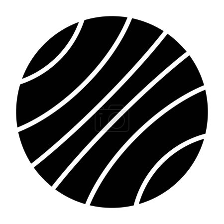 Ilustración de Ejercicio bola icono simple, ilustración vectorial - Imagen libre de derechos