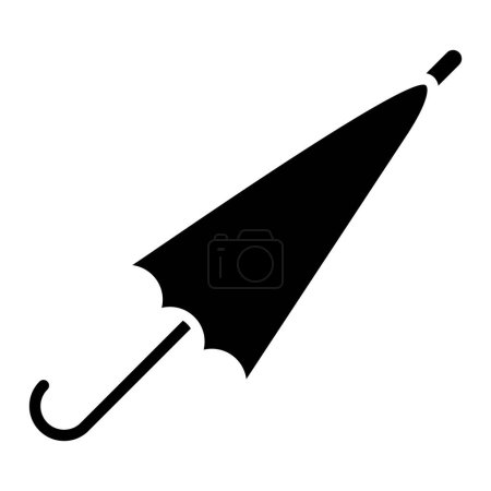 Illustration for Closed Umbrella simple icon, vector illustration - Royalty Free Image