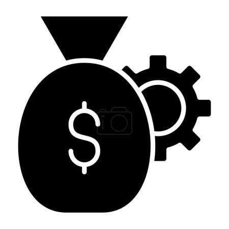 Illustration for Investment simple icon, vector illustration - Royalty Free Image