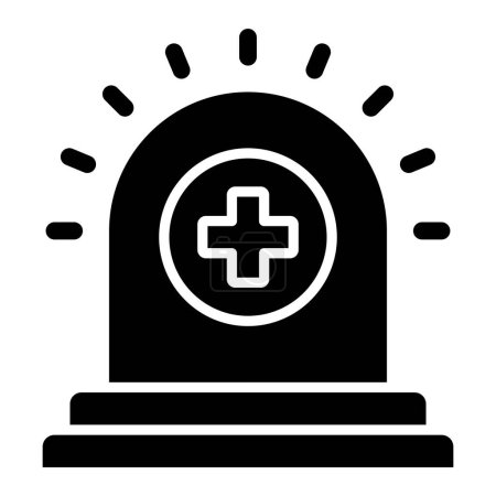 Illustration for Emergency simple icon, vector illustration - Royalty Free Image