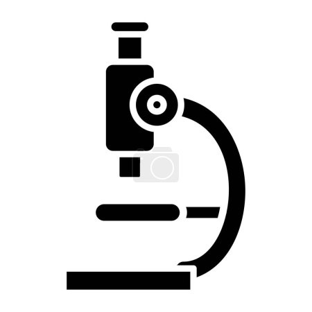 Illustration for Microscope simple icon, vector illustration - Royalty Free Image