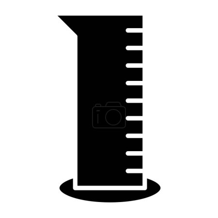 Illustration for Graduated Cylinder simple icon, vector illustration - Royalty Free Image