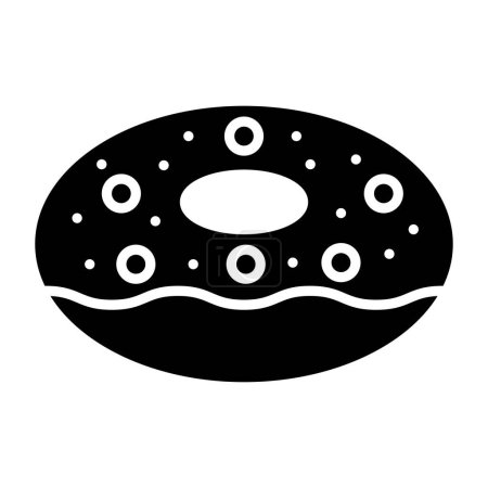 Illustration for Doughnut simple icon, vector illustration - Royalty Free Image