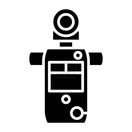 Illustration for Camera Meter simple icon, vector illustration - Royalty Free Image