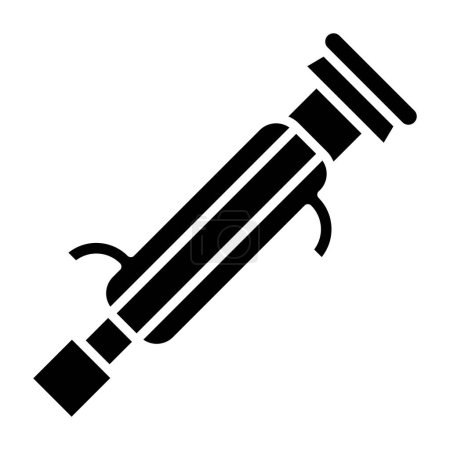 Ilustración de Liebig Condensador icono simple, ilustración vectorial - Imagen libre de derechos