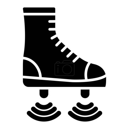 Illustration for Flying Boots icon, vector illustration simple design - Royalty Free Image