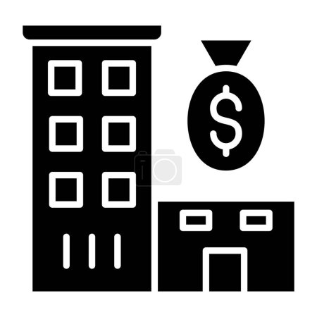 Ilustración de Icono de precios del hotel, ilustración vectorial diseño simple - Imagen libre de derechos