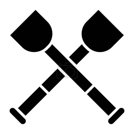 Illustration for Rowing icon, vector illustration - Royalty Free Image