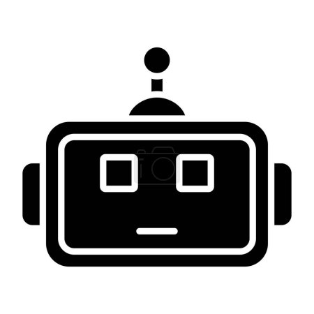 Illustration for Robot. web icon simple illustration - Royalty Free Image