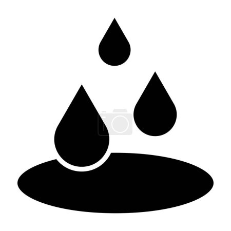 Illustration for Water drops. simple illustration - Royalty Free Image