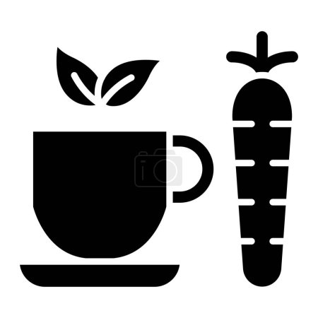 Illustration for Tea icon vector. food drink sign. isolated symbol illustration - Royalty Free Image