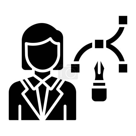 Illustration for Business management icon vector illustration - Royalty Free Image