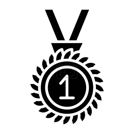 Illustration for Medal icon, vector illustration - Royalty Free Image