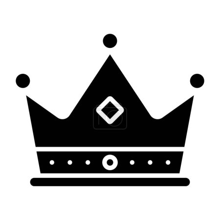 Illustration for Crown. web icon simple illustration - Royalty Free Image