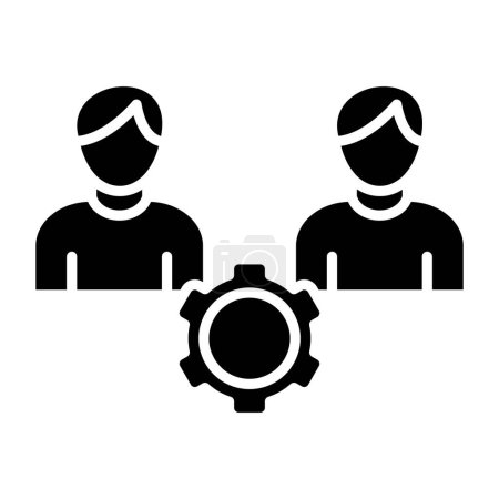 Illustration for Business team icon vector illustration - Royalty Free Image