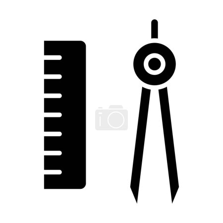 Illustration for Geometry icon vector illustration - Royalty Free Image