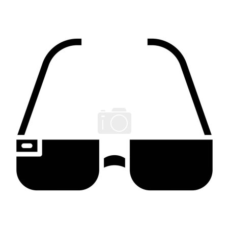 Illustration for Sunglasses. web icon simple illustration - Royalty Free Image