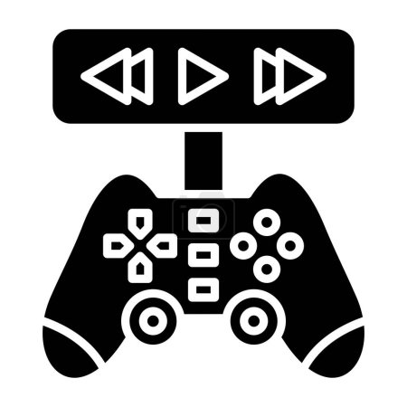 Illustration for Game controller icon, vector illustration - Royalty Free Image