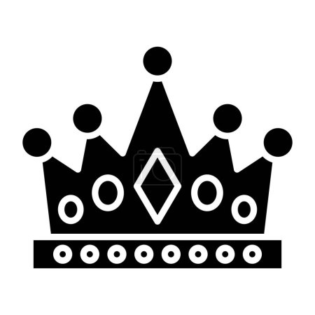 Illustration for Crown icon. outline illustration of king vector icons for web - Royalty Free Image