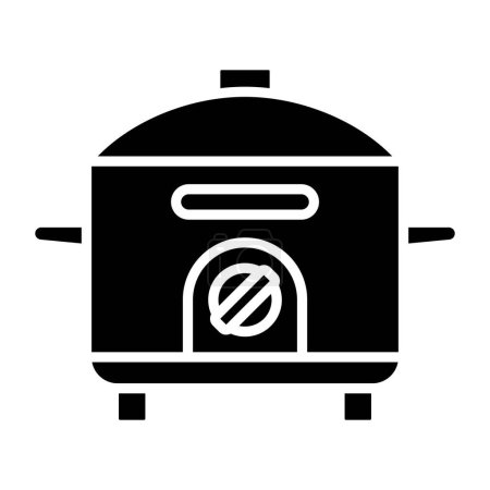 Ilustración de Icono de cocina de arroz, ilustración vectorial - Imagen libre de derechos