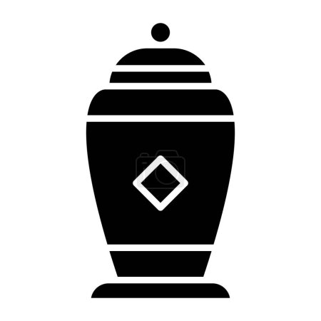 Illustration for Cremation icon vector illustration - Royalty Free Image