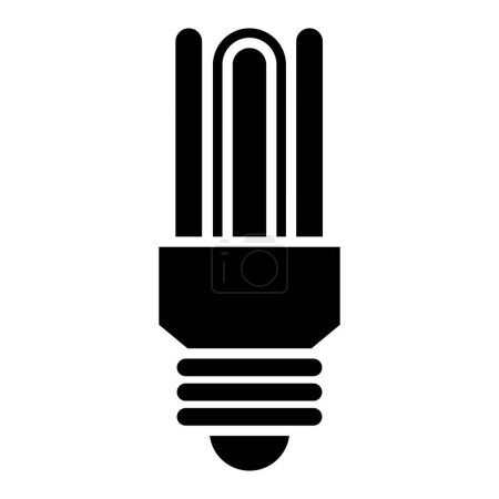 Illustration for Fluorescent Light Bulb icon, vector illustration simple design - Royalty Free Image