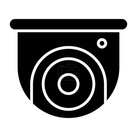 Illustration for CCTV simple icon, vector illustration - Royalty Free Image