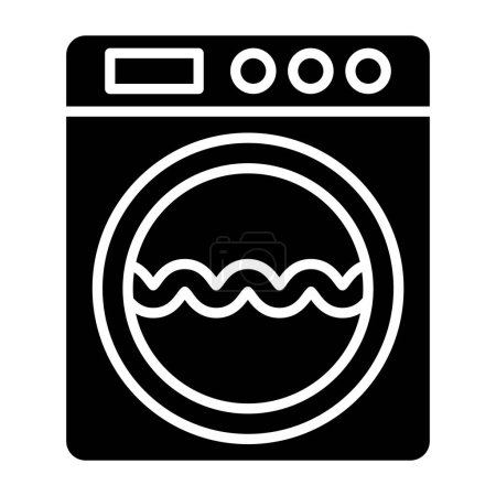 Téléchargez les illustrations : Machine à laver. conception simple - en licence libre de droit
