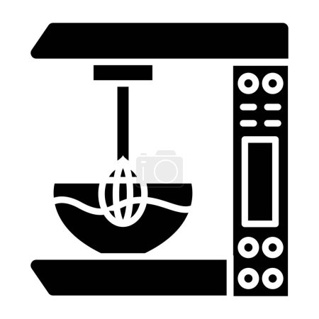 Téléchargez les illustrations : Kitchen appliances icon. simple illustration of microwave oven vector icons for web - en licence libre de droit
