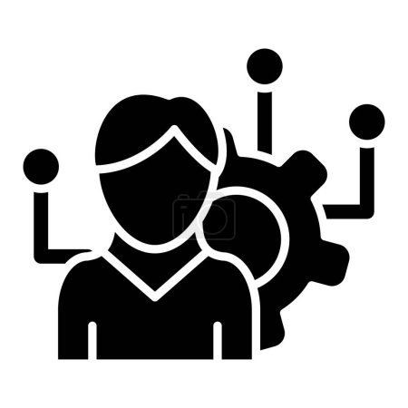 Ilustración de Organización icono simple, ilustración vectorial - Imagen libre de derechos