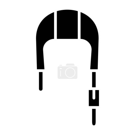 Illustration for Helmet simple icon, vector illustration - Royalty Free Image