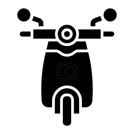 Illustration for Motorcycle icon, vector illustration - Royalty Free Image