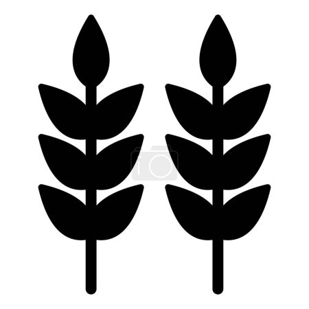 Illustration for Crops. web icon simple illustration - Royalty Free Image