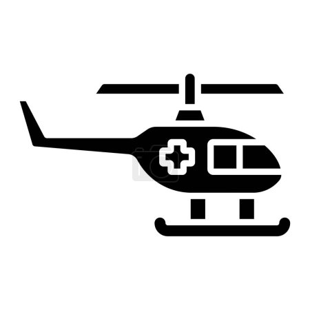 Illustration for Helicopter icon, vector illustration - Royalty Free Image