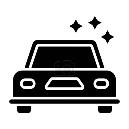 Illustration for Car Wash icon, vector illustration - Royalty Free Image