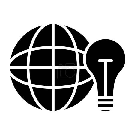 Illustration for Global Initiatives simple icon, vector illustration - Royalty Free Image