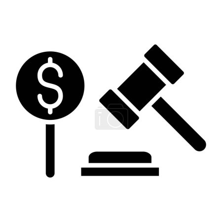 Illustration for Law icon vector illustration - Royalty Free Image