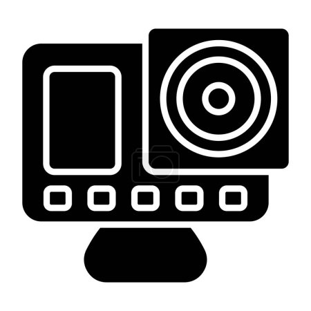 Illustration for Video camera. simple design - Royalty Free Image