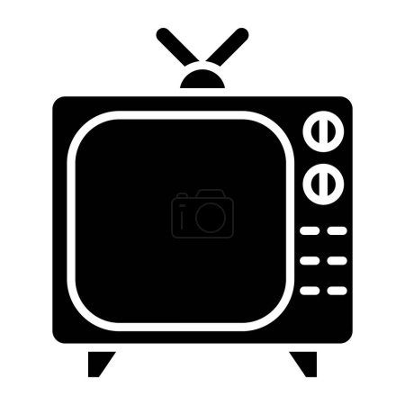 Téléchargez les illustrations : Icône tv. illustration simple des icônes vectorielles de télévision pour le web - en licence libre de droit