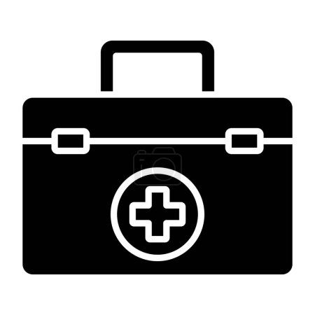 Illustration for First aid kit icon, vector illustration - Royalty Free Image