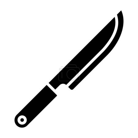 Illustration for Knife. web icon simple illustration - Royalty Free Image