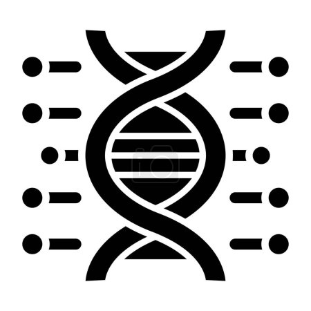 Illustration for Dna icon vector illustration - Royalty Free Image