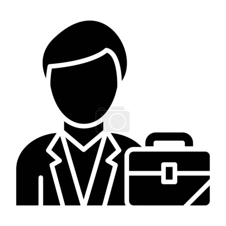 Illustration for Businessman avatar icon vector illustration design - Royalty Free Image
