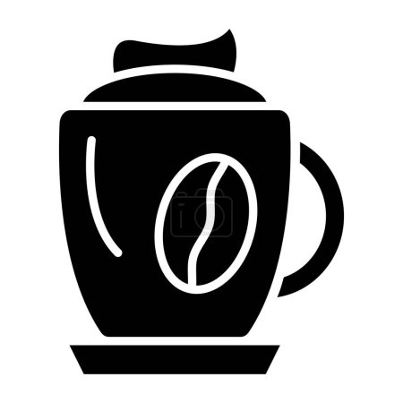 Téléchargez les illustrations : Café. icône web illustration simple - en licence libre de droit