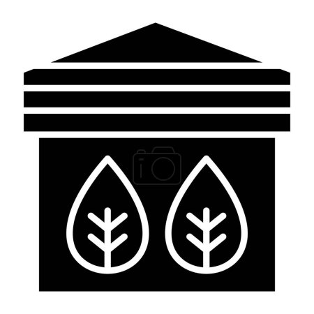 Illustration for Plant icon vector isolated on white background for your web and mobile app design, bag logo concept - Royalty Free Image