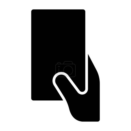 Illustration for Red Card. web icon vector illustration - Royalty Free Image