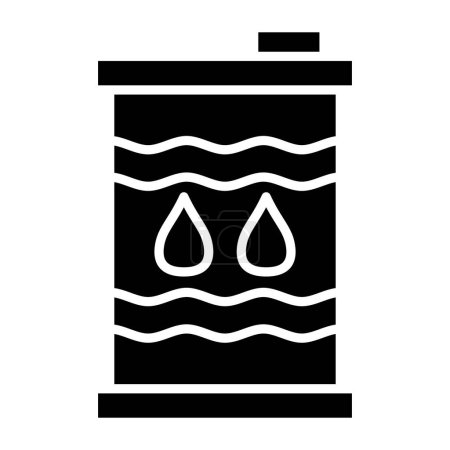 Ilustración de Petróleo crudo. icono web ilustración simple - Imagen libre de derechos