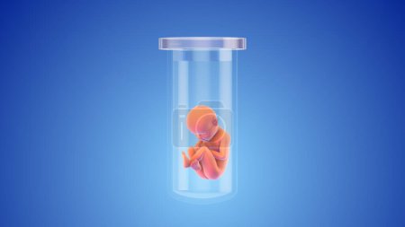 Foto de Tubo de ensayo baby vitro fertilization - Imagen libre de derechos