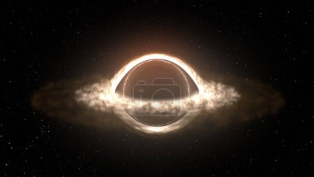 Foto de Blackhole o agujero de gusano en el espacio - Imagen libre de derechos