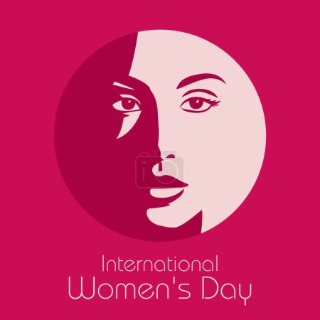 Journée internationale de la femme vecteur